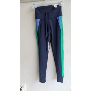 Women's Aerie OFFLINE S Navy Green Blue Hi-Rise Leggings